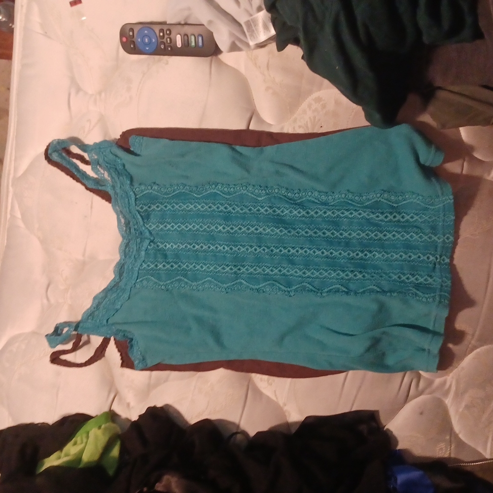 Maurices Blue Speghetti Strap Tank Top Small